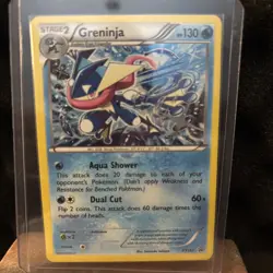 2016 Pokemon XY Black Star Promo Greninja XY162 - LP #17 - Image 1