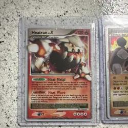 Nintendo Pokemon TCG Holo LV.X Lot of 3 Heatran DP31 Rhyperior DP29 Electivire - Image 2