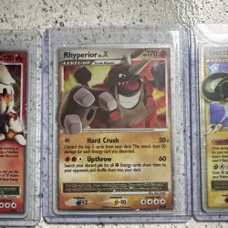 Nintendo Pokemon TCG Holo LV.X Lot of 3 Heatran DP31 Rhyperior DP29 Electivire - Image 3