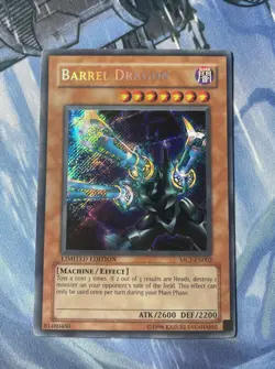 Yugioh TCG 2004 Barrel Dragon MC1-EN002 Secret Rare - Limited Edition - Image 1