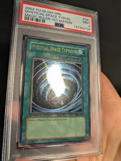 Yugioh Mystical Space Typhoon MRL-047 1st Edition Ultra Rare PSA 9 Mint! - Image 3