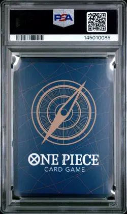 2025 ONE PIECE OP11-A FIST OF DIVINE SPEED TREASURE RARE #015 LUCKY ROUX PSA 10 - Image 2
