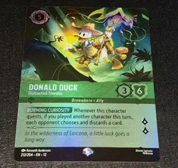 EPIC Donald Duck - Distracted Traveler #212 Wilds Unknown DISNEY LORCANA + Trio - Image 5