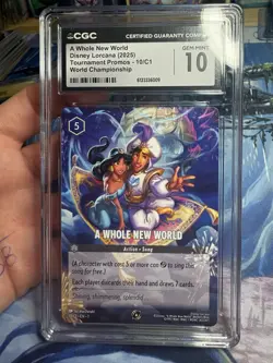 Disney Lorcana A Whole New World Infinity Promo Card 10/C1 EN 1 Non Foil CGC 10 - Image 1