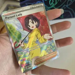 Parasol Lady 238/182 SV Paradox Rift Near Mint Condition Pokemon Card TCG - Image 3