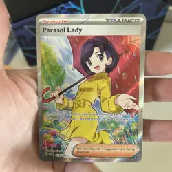 Parasol Lady 238/182 SV Paradox Rift Near Mint Condition Pokemon Card TCG - Image 4