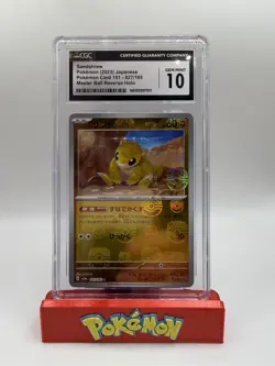 Pokemon Company Sandshrew 027/165 Sv2a Card 151 JP Master Ball RH CGC 10 - Image 1