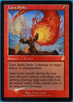 Lava Spike (Retro Frame) FOIL Time Spiral Remastered NM CARD (510742) ABUGames - Image 1