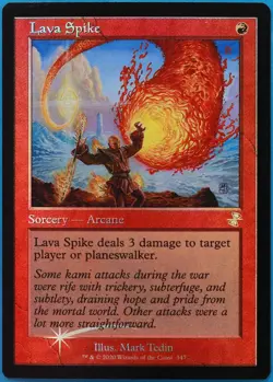 Lava Spike (Retro Frame) FOIL Time Spiral Remastered NM CARD (510739) ABUGames - Image 1