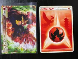 Pokemon Ho-Oh Legend 015/070 & Energy Set of 2 HeartGold SoulSilver L1 Japanese - Image 1