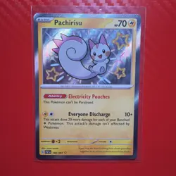 Pachirisu - 138/091 - Shiny Rare - Paldean Fates - Pokemon TCG - NM - Image 1