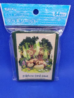 Furret & Sentret Card Sleeves 64 Count Pokemon Center Japan Exclusive Sealed New - Image 1