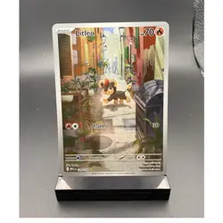 Pokemon TCG Litleo 139/132 Mega Evolution Illustration Rare Full Art - Image 1