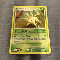 Nintendo Pokemon Leafeon DP Promos DPBP158 Holo Promo Stage 1 90 HP Eng (2008) - Image 1