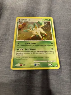 Nintendo Pokemon Leafeon DP Promos DPBP158 Holo Promo Stage 1 90 HP Eng (2008) - Image 2