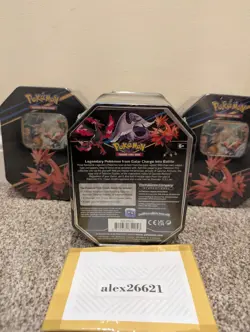 POKEMON TCG: Crown Zenith Tin (4 boosters) Galarian Zaptos Tin Brand New Sealed - Image 3