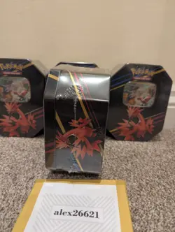 POKEMON TCG: Crown Zenith Tin (4 boosters) Galarian Zaptos Tin Brand New Sealed - Image 4