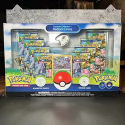 Pokemon TCG Radiant Eevee Collection Box Pokemon GO Factory Sealed - Image 1