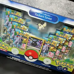 Pokemon TCG Radiant Eevee Collection Box Pokemon GO Factory Sealed - Image 4