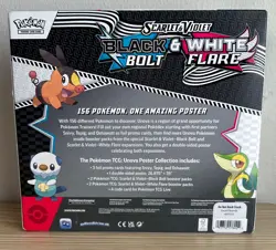 Pokemon TCG Scarlet & Violet Black Bolt White Flare Poster Collection NEW SEALED - Image 2