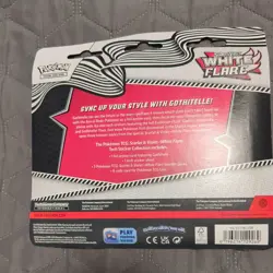 POKEMON S&V WHITE FLARE TECH STICKER COLLECTION 3 BOOSTERS 1 GOTHITELLE FOIL - Image 3