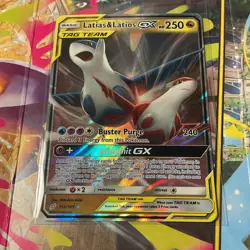 The Pokemon Company Latias & Latios GX 113/181 Team Up Ultra Rare Holo ENG - Image 1