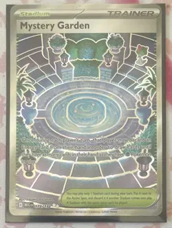 Mystery Garden Trainer Holo 172/132 Mega Evolution NM - Image 1