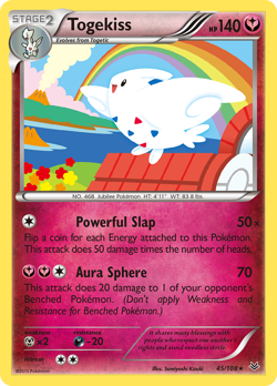 Togekiss 45/108 Rare Roaring Skies Pokemon Near Mint - Image 1