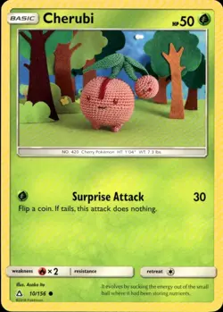 Cherubi 10/156 C Ultra Prism Pokemon NM/M - Image 1