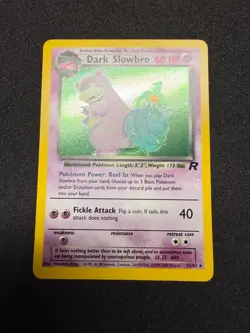 Dark Slowbro 12/82 Team Rocket Holo Pokemon TCG WOTC Vintage MINT - Image 2