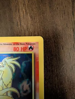 Ninetales 12/102 - Holo Rare - Base Set - 1999 Pokemon WotC Vintage - MP - Image 2