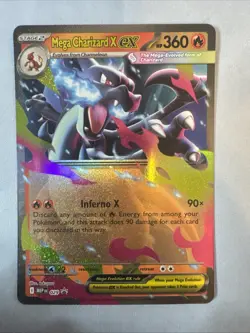 Mega Charizard X Ex - 029 Black Star Promo - Mega Evolutions Promo - Pokemon -NM - Image 1