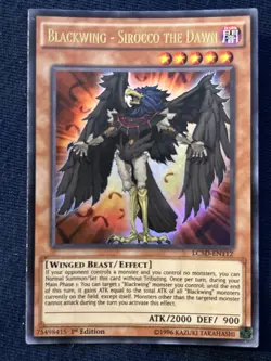 * BLACKWING - SIROCCO THE DAWN * 1ST EDITION ULTRA RARE LC5D-EN112 (NM) YUGIOH! - Image 1
