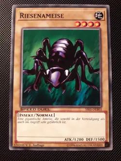 Yu-Gi-Oh! Riesenameise, SS03-DEB03, Common, 1. Auflage, Deutsch, Near Mint - Image 1