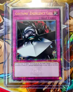 Gottoms' Emergency Call (Quarter Century Secret Rare) - RA04-EN138 - Yu-Gi-Oh - Image 1