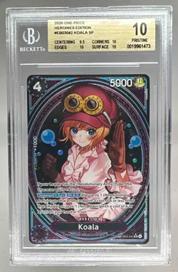 1473 Koala 2026 One Piece Heroines Edition #042 Super Rare SP Alt Art BGS 10 - Image 1