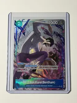 Mr.2.Bon.Kurei(Bentham) Alternate Art OP16-055 The Time of Battle Foil One Piece - Image 1