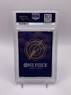 2025 ONE PIECE OP11-A FIST OF DIVINE SPEED #015 LUCKY ROUX TREASURE RARE PSA 10 - Image 2