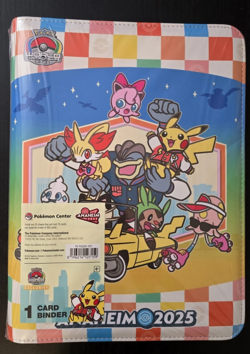 Pokemon TCG World Championship Anaheim 2025 Pikachu Card Binder/Folder New! - Image 1
