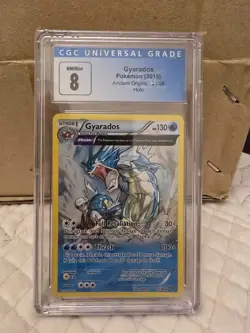 Gyarados 2015 Ancient Origins 21/98 Holo Pokemon Card CGC 8 - Image 1