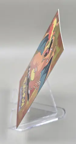 Charizard E6 of 12 Movie Edition Holo Foil Topps Blue Logo Pokemon Card - Image 4