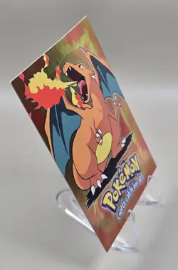 Charizard E6 of 12 Movie Edition Holo Foil Topps Blue Logo Pokemon Card - Image 5