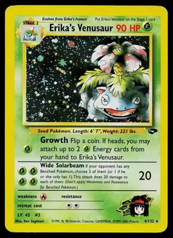 Pokemon Card - Erika's Venusaur Gym Challenge 4/132 Holo Rare - Image 1