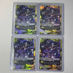 One Piece OP16 The Time of Battle - Marshall.D.Teach SEC #119 - 4 Card Playset - Image 1