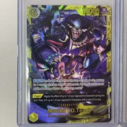 One Piece OP16 The Time of Battle - Marshall.D.Teach SEC #119 - 4 Card Playset - Image 5