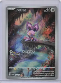 Pokemon TCG Noibat Journey Together Illustration Card 169/159 - Image 1