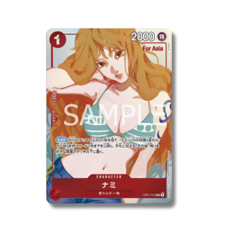 Japanese One Piece Card - Nami OP01-016 Premium Girls Edition For Asia - Image 1