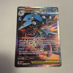Pokemon TCG Chaos Rising Mega Greninja ex 100/086 English Card - Image 1