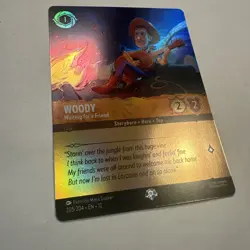 Woody - Waiting for a Friend - EPIC 205/204 - Lorcana Wilds Unknown Card - NM - Image 3