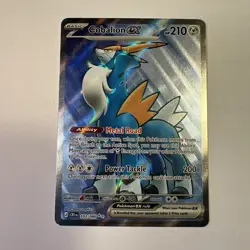 Cobalion 103/086 Full Art Chaos Rising Pokemon Card - Image 1